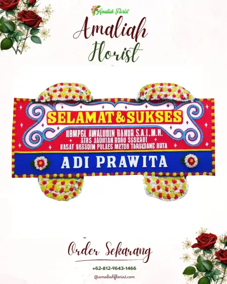 Papan Bunga Ucapan Selamat Tirtomulyo