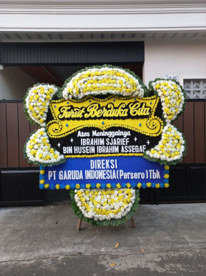 Papan Bunga Duka di Tirtomulyo