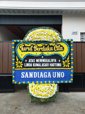 Papan Bunga Duka di Tirtomulyo