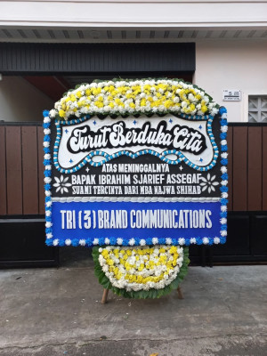 Papan Bunga Duka di Tirtomulyo